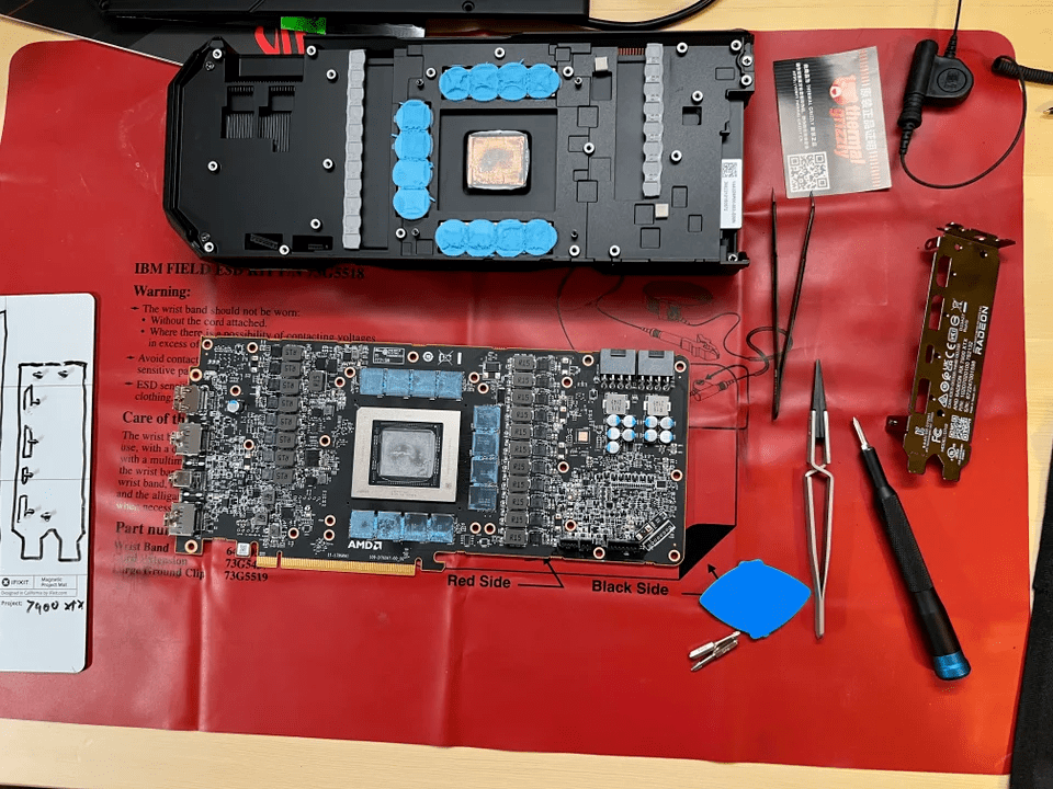 影驰黑将GTX460拆散热器_影驰黑将GTX460拆散热器_影驰黑将GTX460拆散热器